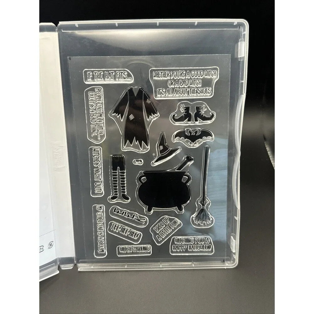 Stampin Up! TEE-HEE-HEE Stamps People Call Me A Witch ...  halloween bats new